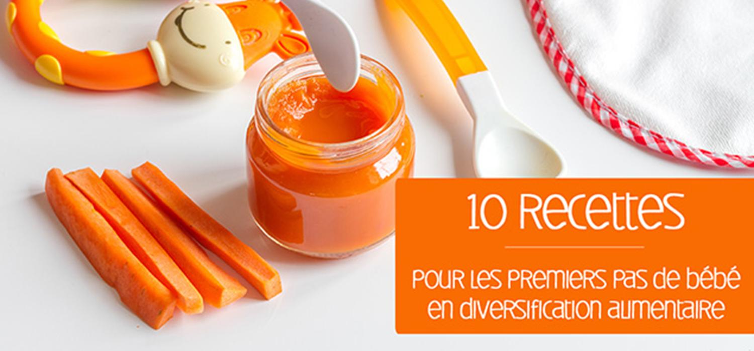 4 mois, 6 mois, 12 mois… découvrez des idées de recettes adaptées à l