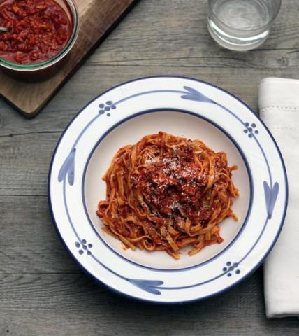 Sauce bolognaise veggie à l'italienne