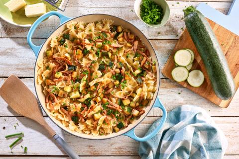 One pot pasta jambon fromage