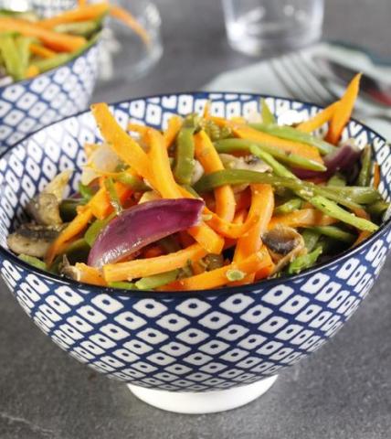 Poêlée de légumes croquants