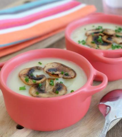 Velouté de panais et champignons