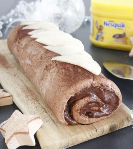 Buche de Noel Nesquik poire