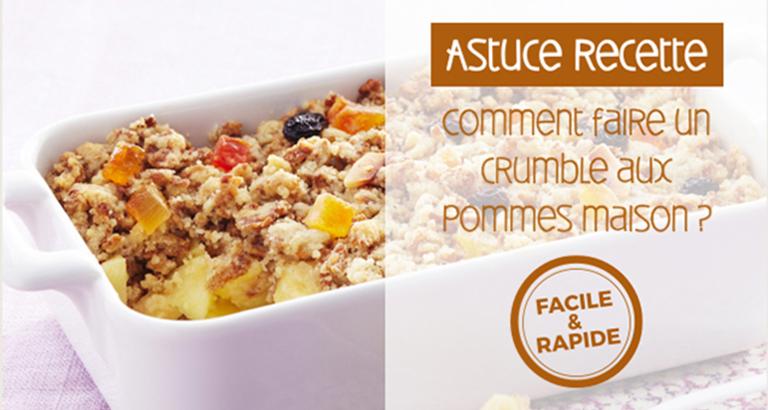 Comment faire un crumble aux pommes maison