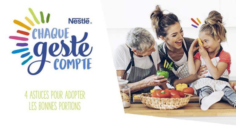 Chaque geste compte - 4 astuces pour adopter les bonnes portions