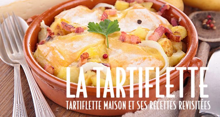 Plat four tartiflette rouge