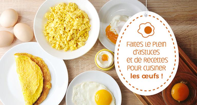 Oeufs au plat sur lit de courgettes et jambon : Recette de Oeufs