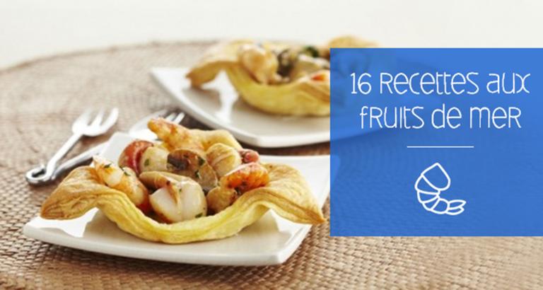 Recettes aux fruits de mer