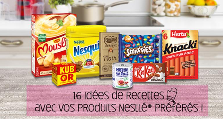 Recettes avec produits Nestlé®