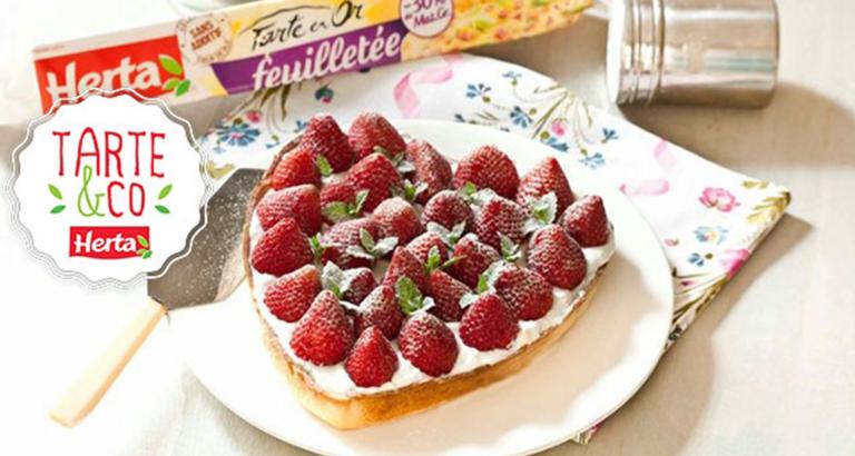 Tartes et tartelettes Saint-Valentin