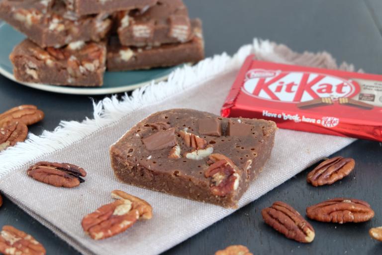 Brownie praliné Kitkat noix de pecan