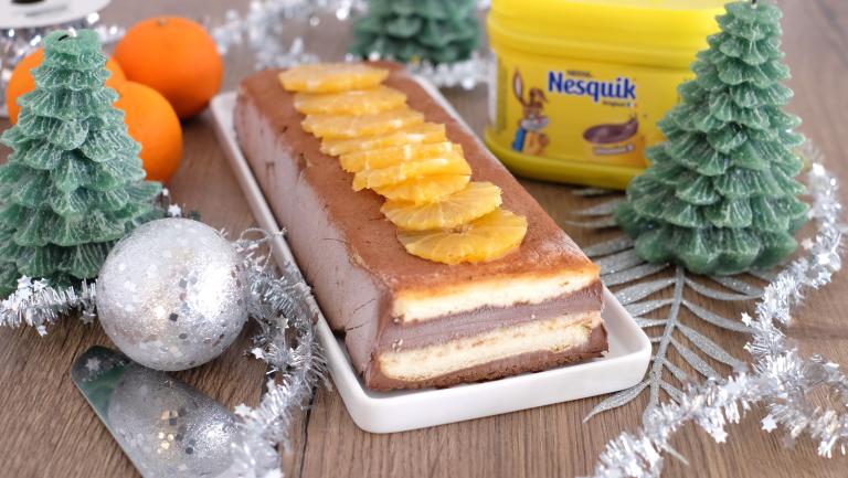 Bûche glacée orange Nesquik