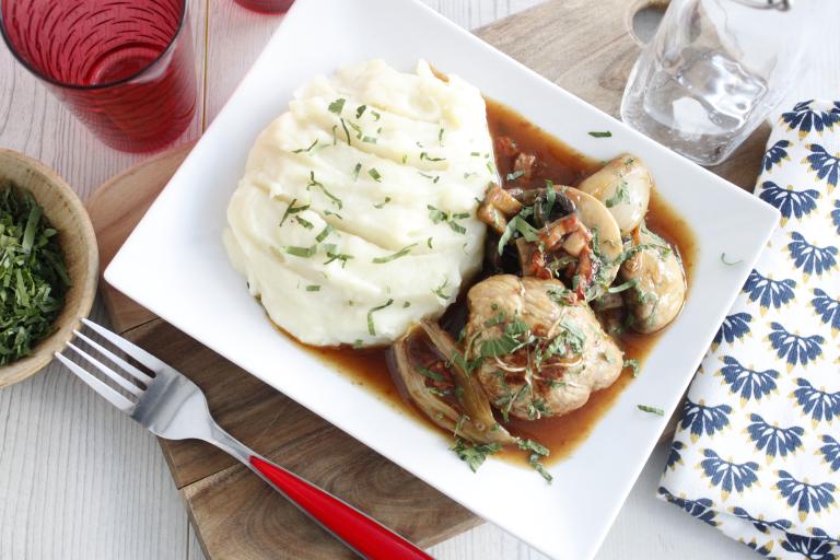 Paupiettes de veau à la paysanne