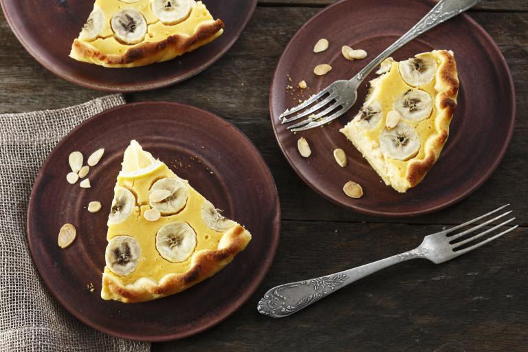 Tarte banane et citron