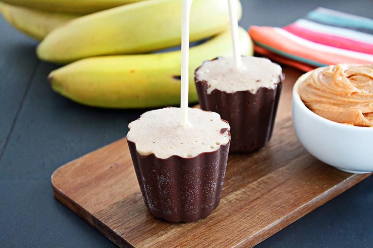 Glace banane beurre de cacahuètes