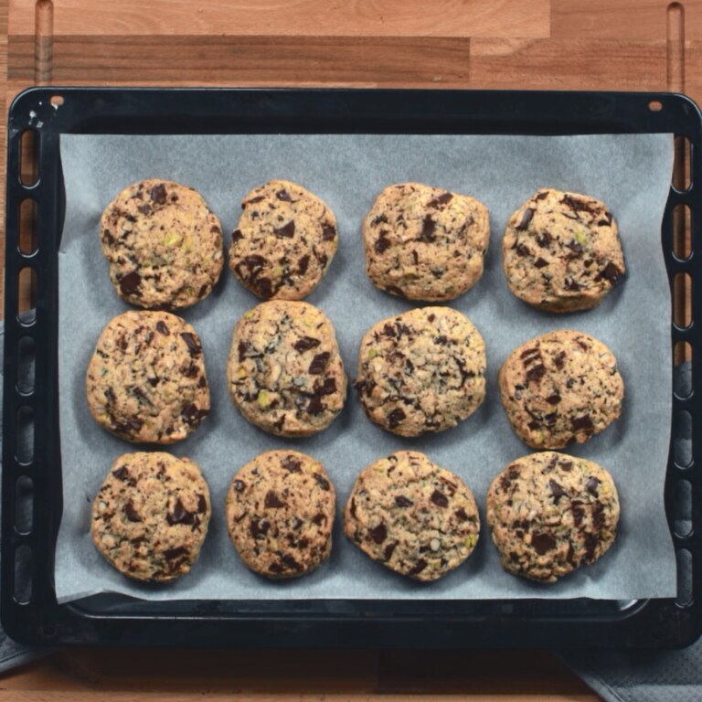 Cookies au chocolat au lait & pistache