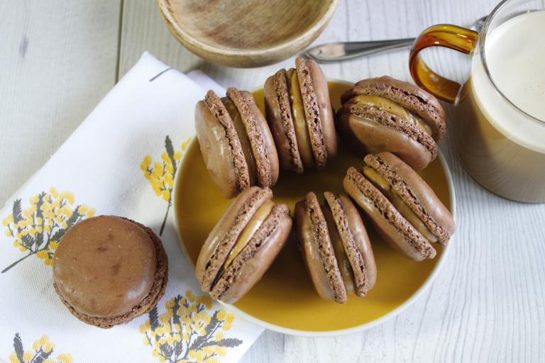 Macaron chocolat et Ricoré