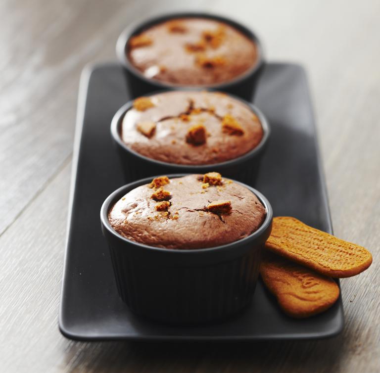 Soufflés choco pomme speculoos (pas avant juin 2011)