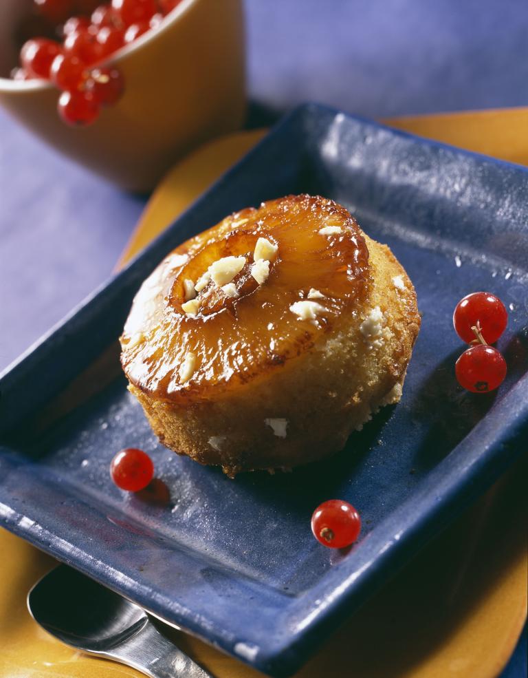 Petits gateaux a l'ananas