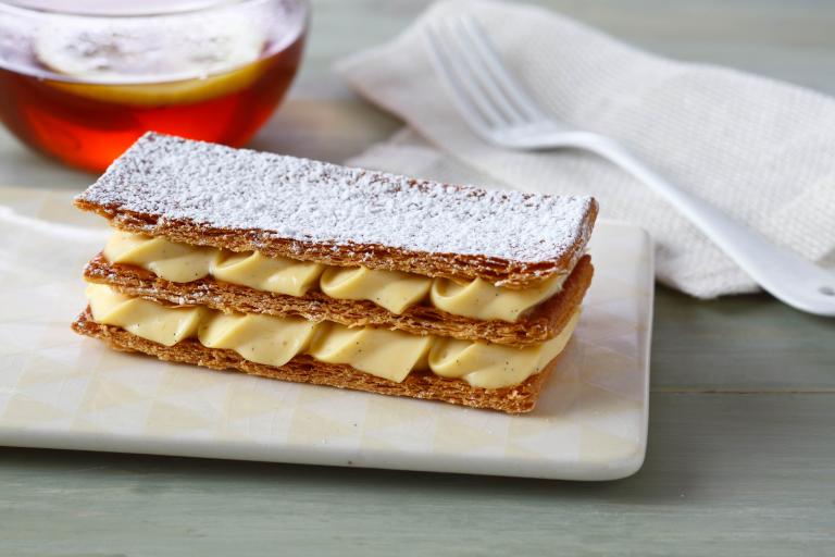 Mille-feuilles à la vanille