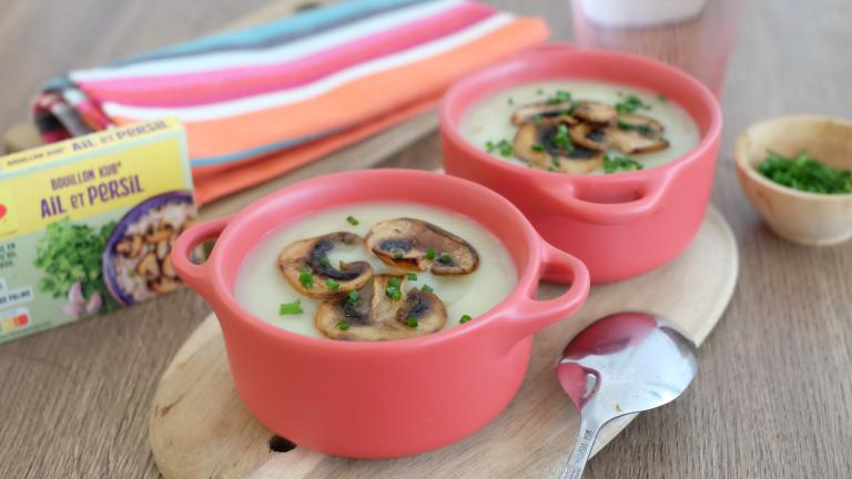 Velouté de panais et champignons