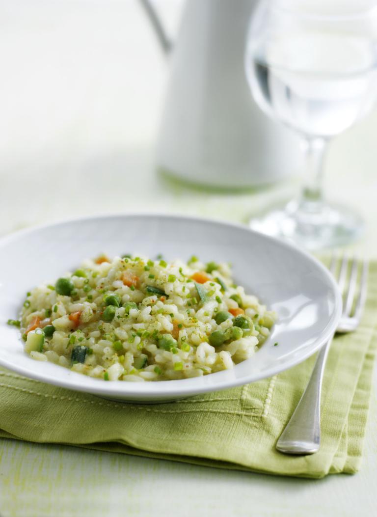 Risotto de légumes et chèvre