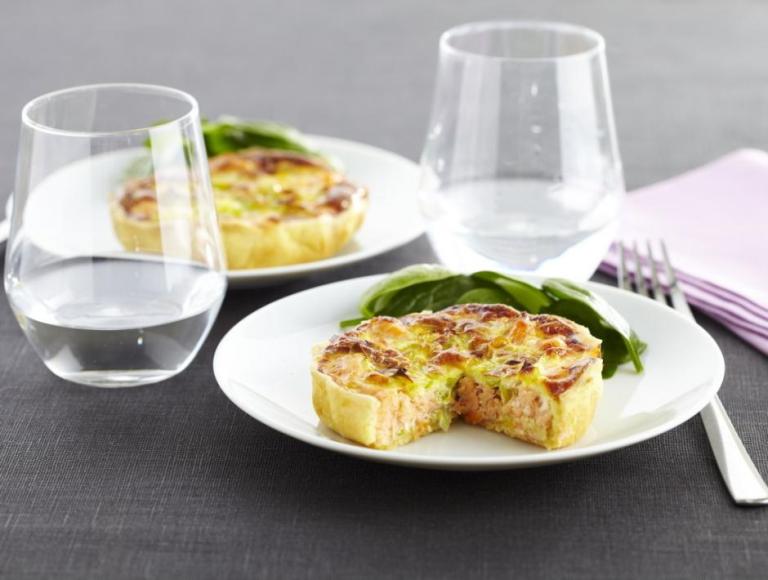 Quiche au saumon