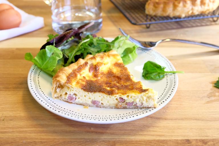 Quiche Lorraine sans crème