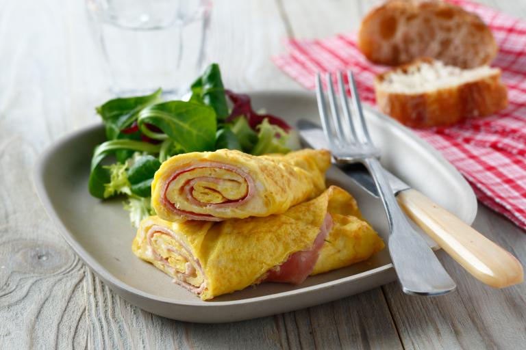 Omelette roulee