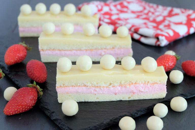 Barres moelleuses Kitkat fraises