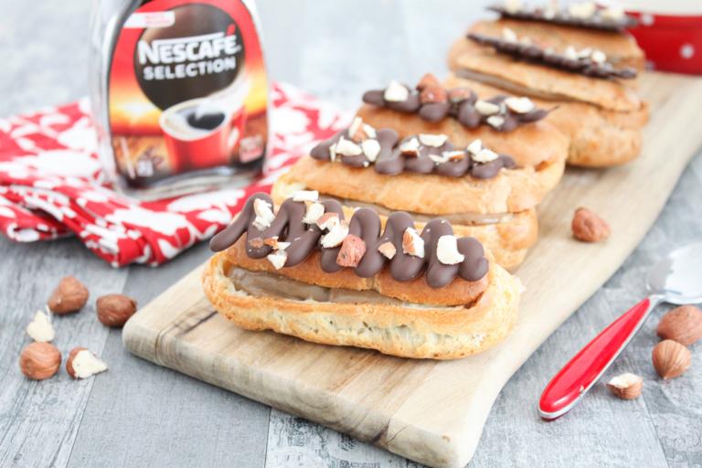 Eclairs au café choco noisettes