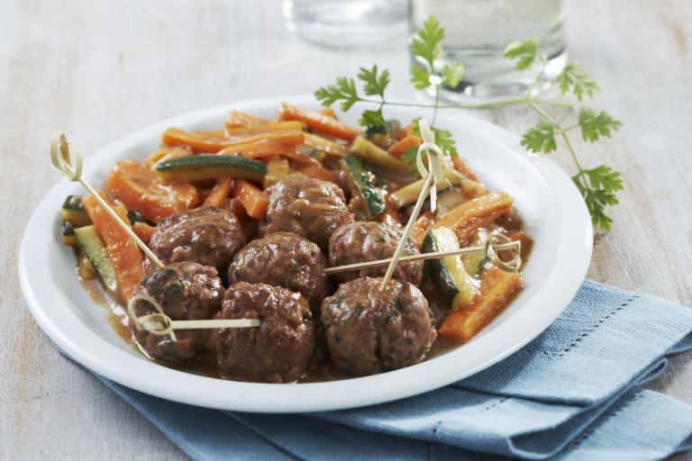 Boulettes de boeuf à la moutarde maison