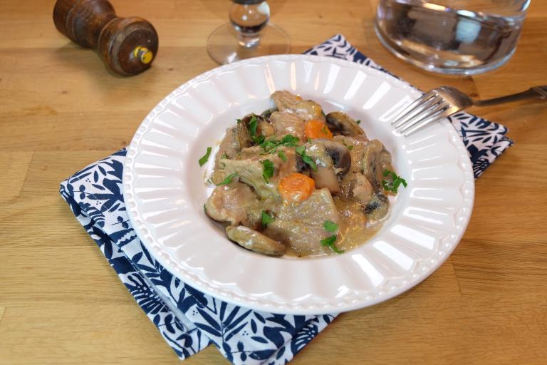 Blanquette de veau au lait de coco