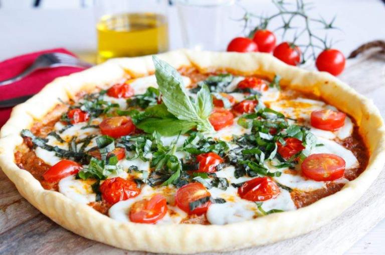 Tarte tomate mozzarella