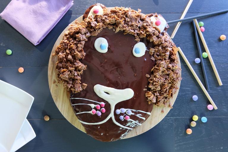 Gâteau choco lion