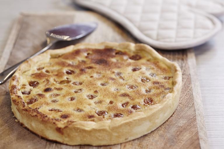 Tarte aux mirabelles et amandes