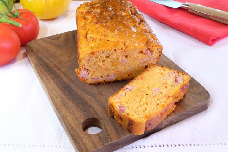 Cake tomate jambon