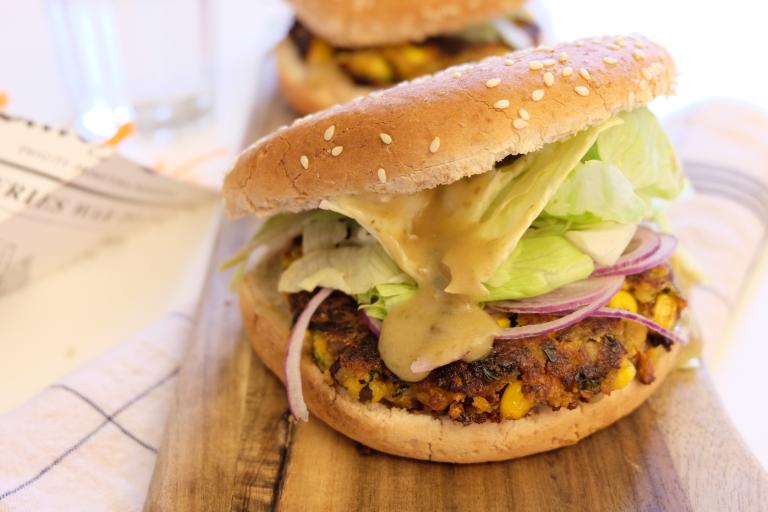 Veggies burgers aux champignons