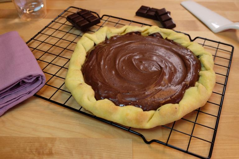 Tarte facile au chocolat