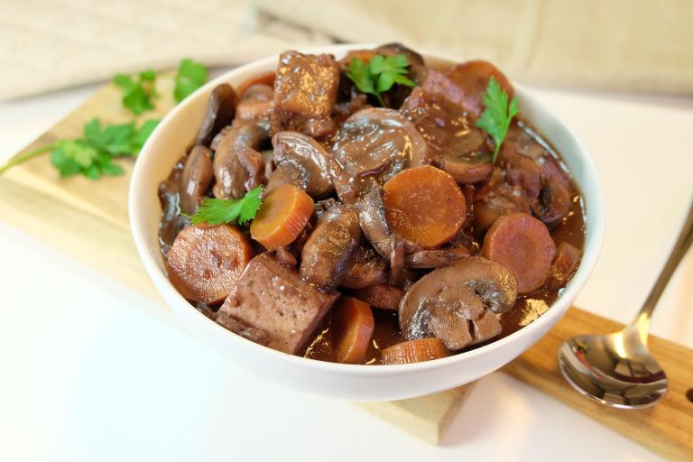 Bourguignon végétarien