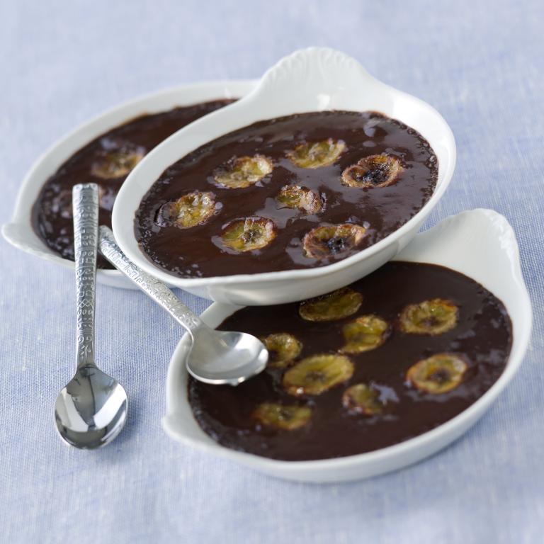 Creme brulee banane chocolat