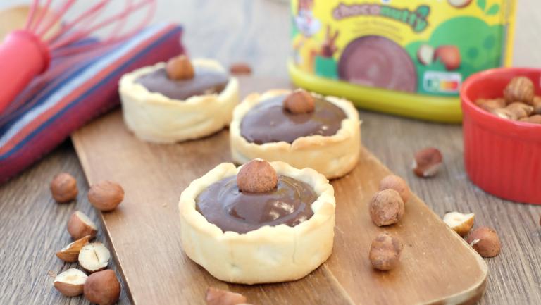 Tartelettes crème Nesquik choco nutty