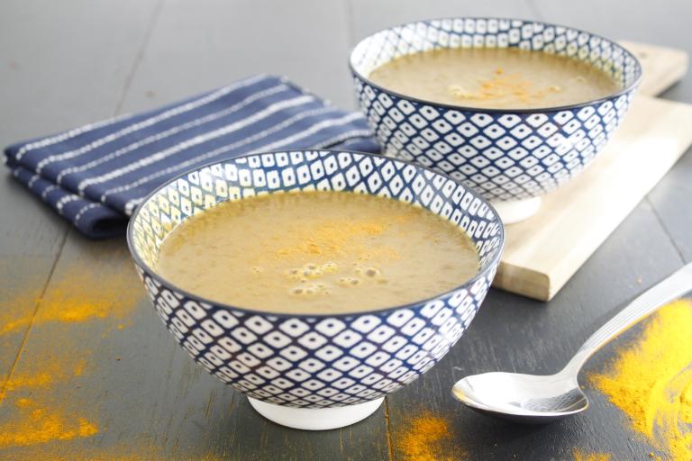 Velouté de lentilles au curcuma