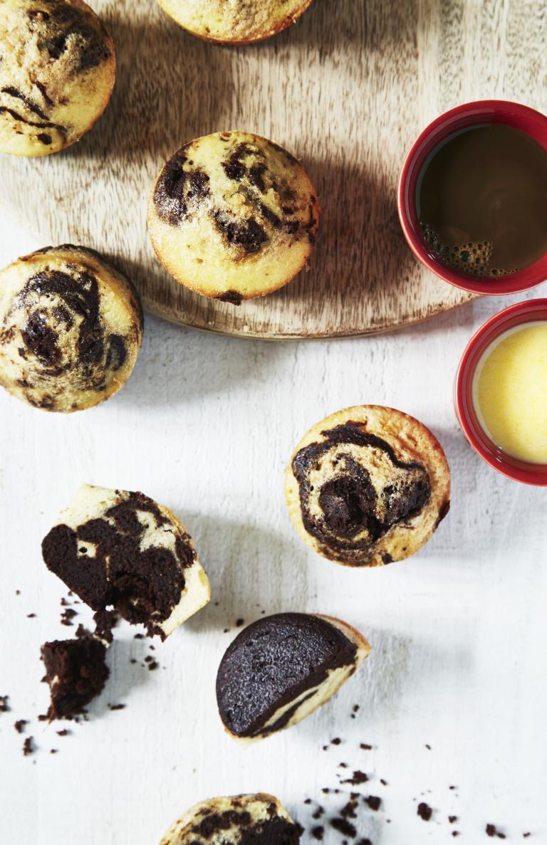 Muffins aux pépites de chocolat - Recette Cake Factory