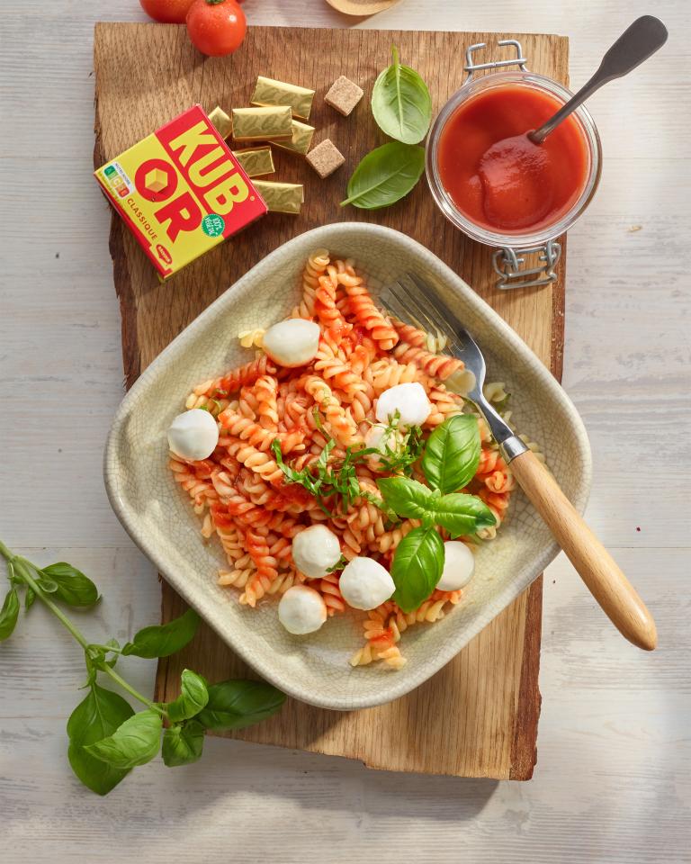 Fusilli tomates mozarrella