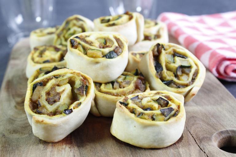 Mini pizzas végétariennes