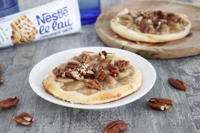 Tartes fines banane noix de pecan