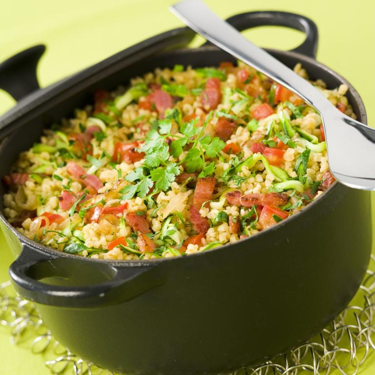 Recette Boulgour pilaf aux légumes