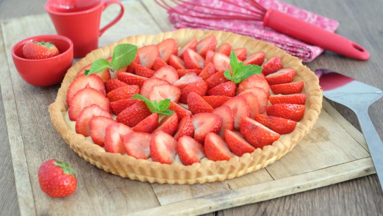 Tarte aux fraises