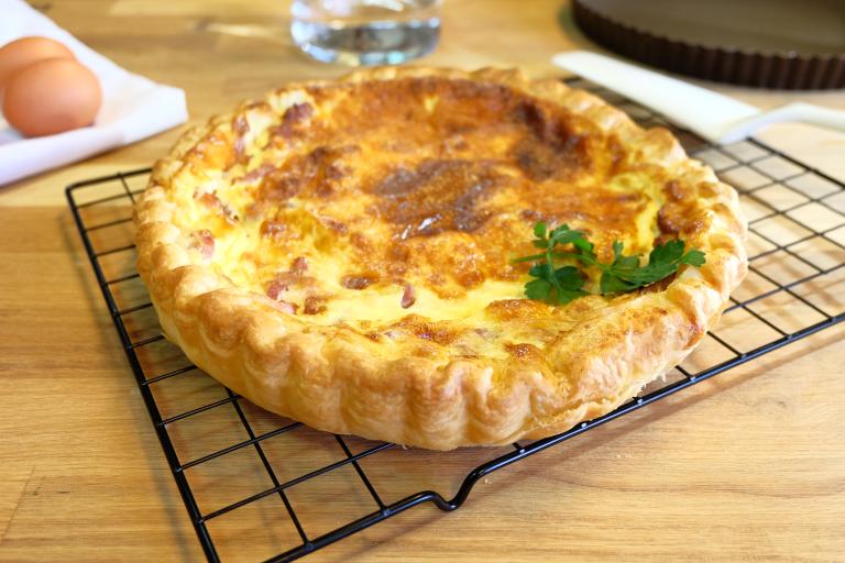 Quiche Lorraine sans lait