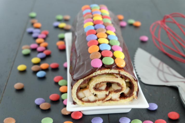 Bûche poires Smarties